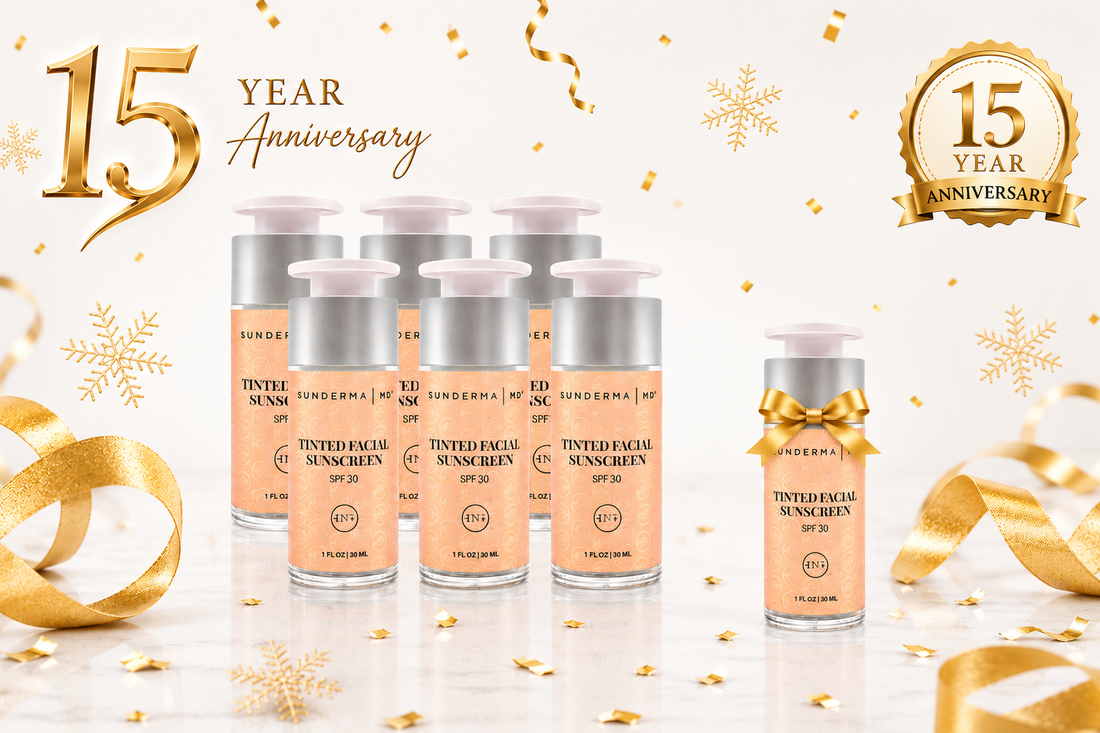 15 Year Anniversary Special -Buy 6 sunscreens get 1 free