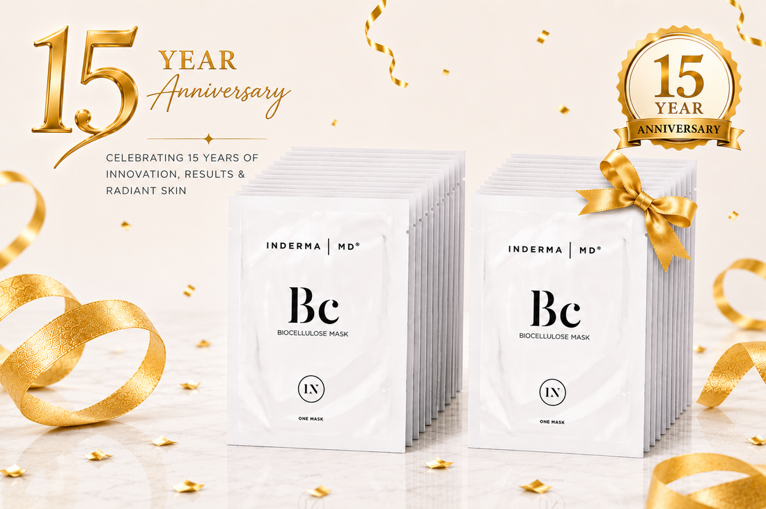 15-Year Anniversary Special- Buy 15 Biocellulose masks get 15 50% off