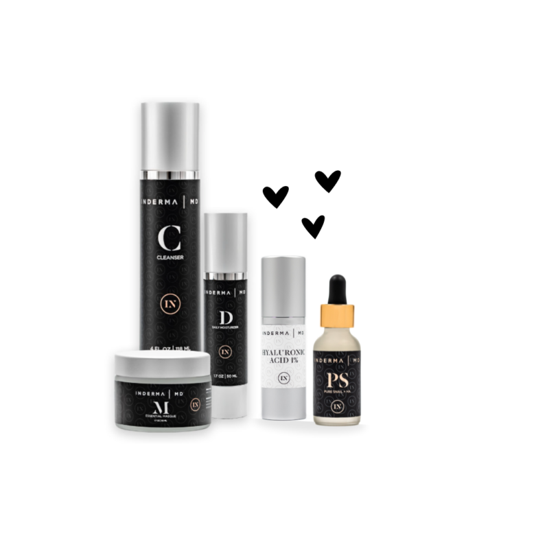 Inderma® Skincare Collection + PS + Hyaluronic Acid 1% Serum